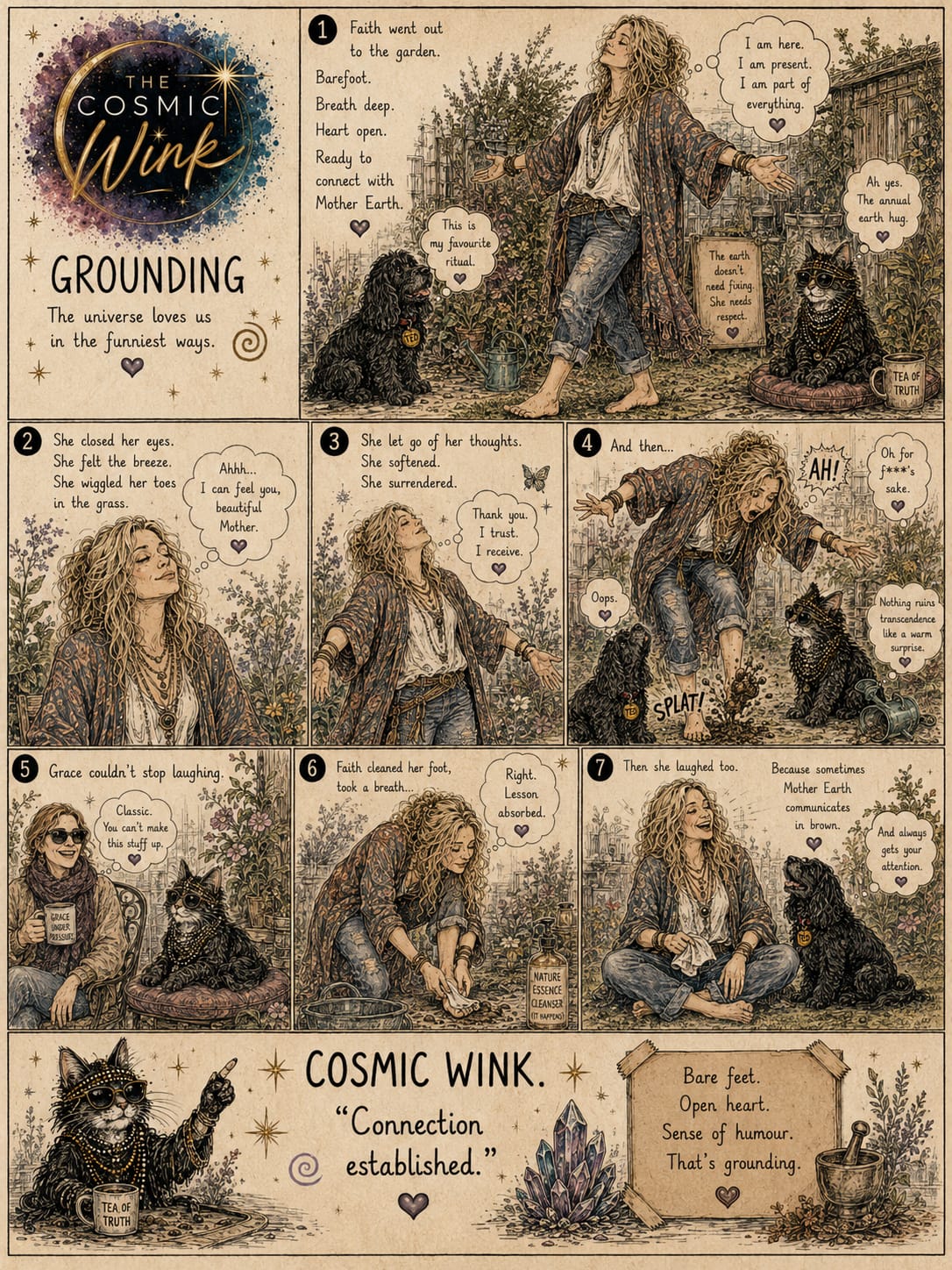 The Cosmic Wink artwork ~ Grounding