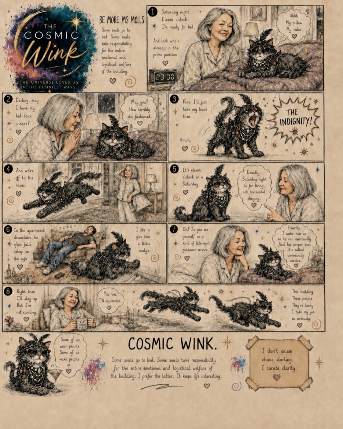 The Cosmic Wink artwork ~ Be More Ms Molls